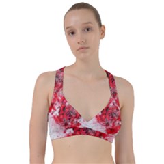 Flower Roses Heart Art Abstract Sweetheart Sports Bra by Nexatart