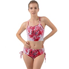 Flower Roses Heart Art Abstract Mini Tank Bikini Set