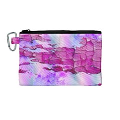 Background Crack Art Abstract Canvas Cosmetic Bag (medium)