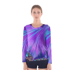 Abstract Fractal Fractal Structures Women s Long Sleeve Tee