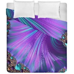 Abstract Fractal Fractal Structures Duvet Cover Double Side (california King Size)