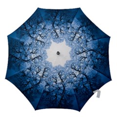 Nature Inspiration Trees Blue Hook Handle Umbrellas (medium) by Nexatart