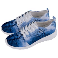 Nature Inspiration Trees Blue Men s Lightweight Sports Shoes by Nexatart