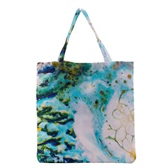 Abstract Art Modern Detail Macro Grocery Tote Bag by Nexatart