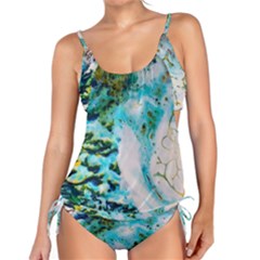 Abstract Art Modern Detail Macro Tankini Set