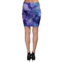 Ink Background Swirl Blue Purple Bodycon Skirt View2