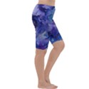 Ink Background Swirl Blue Purple Cropped Leggings  View3