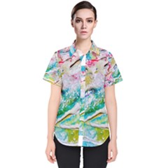 Art Abstract Abstract Art Women s Short Sleeve Shirt