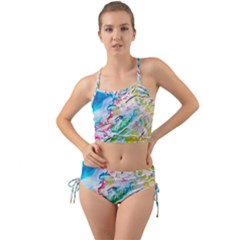 Art Abstract Abstract Art Mini Tank Bikini Set