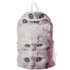 Cat Pet Cute Art Abstract Vintage Foldable Lightweight Backpack