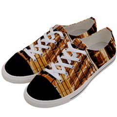 Abstract Architecture Background Women s Low Top Canvas Sneakers