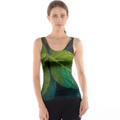 Green Plant Leaf Foliage Nature Tank Top by Nexatart