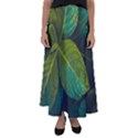 Green Plant Leaf Foliage Nature Flared Maxi Skirt View1