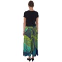 Green Plant Leaf Foliage Nature Flared Maxi Skirt View2