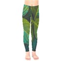 Green Plant Leaf Foliage Nature Kids  Legging View1