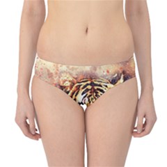 Tiger Portrait Art Abstract Hipster Bikini Bottoms by Nexatart