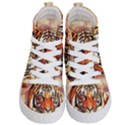 Tiger Portrait Art Abstract Kid s Hi-Top Skate Sneakers View1