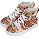 Tiger Portrait Art Abstract Kid s Hi-Top Skate Sneakers View2