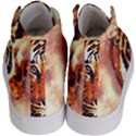 Tiger Portrait Art Abstract Kid s Hi-Top Skate Sneakers View4