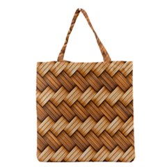 Basket Fibers Basket Texture Braid Grocery Tote Bag by Nexatart