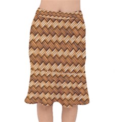 Basket Fibers Basket Texture Braid Mermaid Skirt by Nexatart