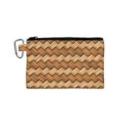 Basket Fibers Basket Texture Braid Canvas Cosmetic Bag (small)