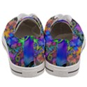 Star Abstract Colorful Fireworks Women s Low Top Canvas Sneakers View4