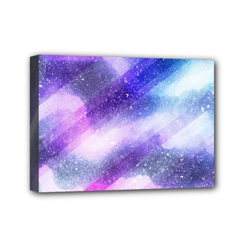 Background Art Abstract Watercolor Mini Canvas 7  X 5  by Nexatart