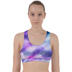 Background Art Abstract Watercolor Back Weave Sports Bra by Nexatart