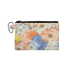 Texture Fabric Textile Detail Canvas Cosmetic Bag (small)