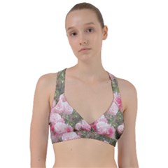 Flowers Roses Art Abstract Nature Sweetheart Sports Bra by Nexatart