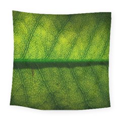 Leaf Nature Green The Leaves Square Tapestry (large) by Nexatart