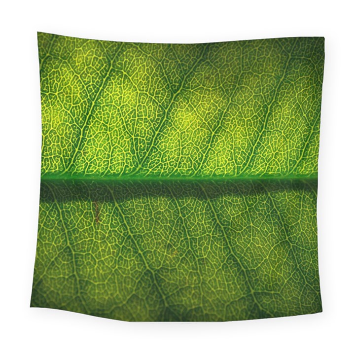 Leaf Nature Green The Leaves Square Tapestry (Large)