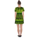 Leaf Nature Green The Leaves Drop Hem Mini Chiffon Dress View2