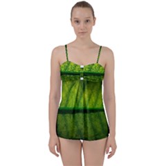 Leaf Nature Green The Leaves Babydoll Tankini Set