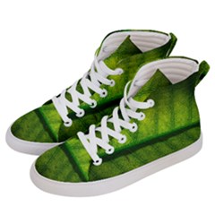 Leaf Nature Green The Leaves Men s Hi-top Skate Sneakers