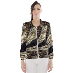 Fractal Abstract Pattern Spiritual Wind Breaker (women) by Nexatart