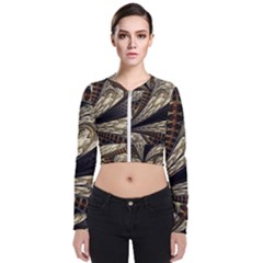 Fractal Abstract Pattern Spiritual Bomber Jacket by Nexatart