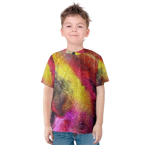 Background Art Abstract Watercolor Kids  Cotton Tee by Nexatart