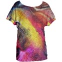 Background Art Abstract Watercolor Women s Oversized Tee View1