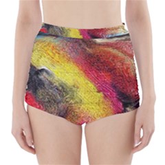 Background Art Abstract Watercolor High-waisted Bikini Bottoms by Nexatart