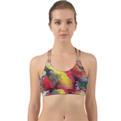 Background Art Abstract Watercolor Back Web Sports Bra by Nexatart