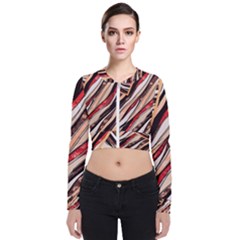 Fabric Texture Color Pattern Bomber Jacket by Nexatart