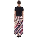 Fabric Texture Color Pattern Flared Maxi Skirt View2