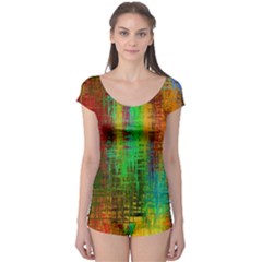 Color Abstract Background Textures Boyleg Leotard  by Nexatart