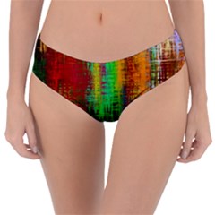 Color Abstract Background Textures Reversible Classic Bikini Bottoms