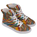 Fabric Texture Color Pattern Men s Hi-Top Skate Sneakers View3