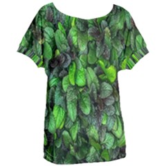 The Leaves Plants Hwalyeob Nature Women s Oversized Tee by Nexatart