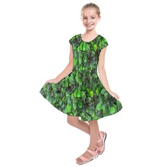 The Leaves Plants Hwalyeob Nature Kids  Short Sleeve Dress by Nexatart