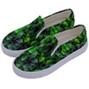 The Leaves Plants Hwalyeob Nature Kids  Canvas Slip Ons View2